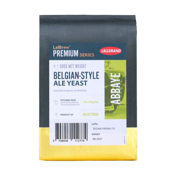 Пивні дріжджі LalBrew® Abbaye у бельгійському стилі, 500г (оригінал)