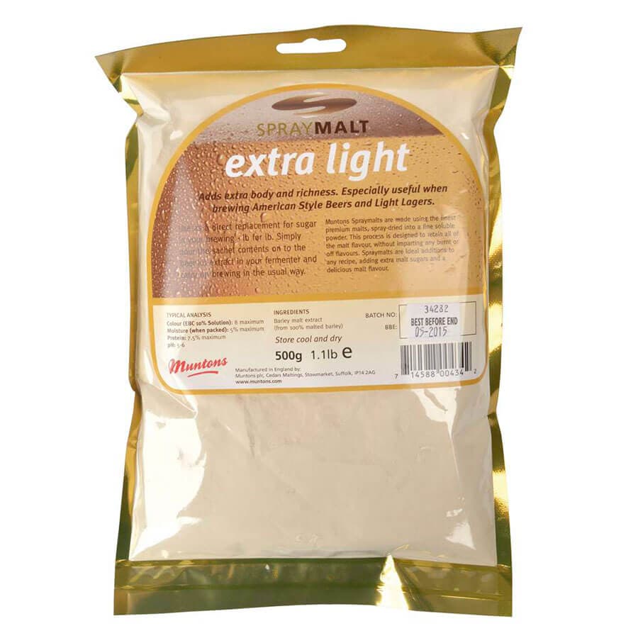 Muntons Spray Malt Extra Light (DME) - Сухий екстра світлий екстракт 0,5кг