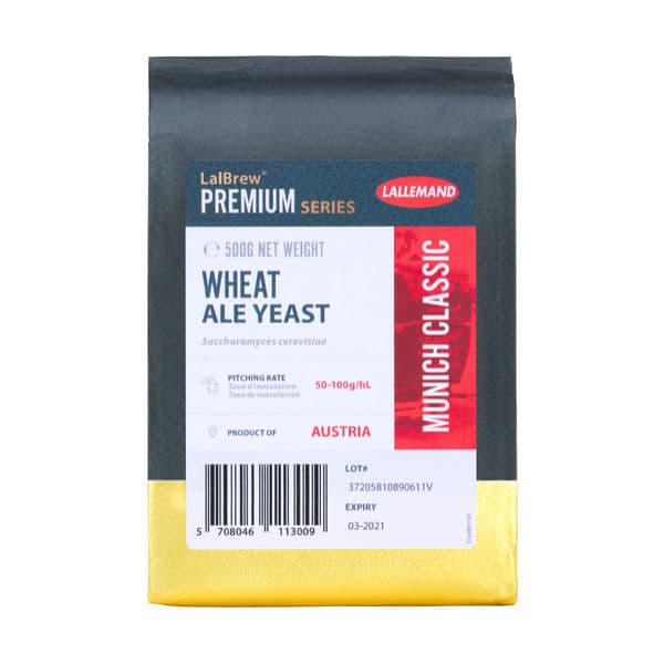 Пшеничні пивні дріжджі LalBrew® Munich Classic у німецькому стилі, 500г (оригінал)