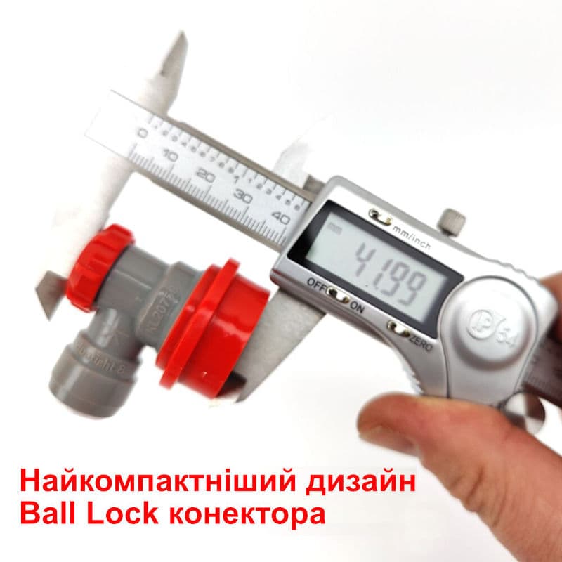 Конектор Ball Lock Duotight Ø 8мм (газ) — фото 5