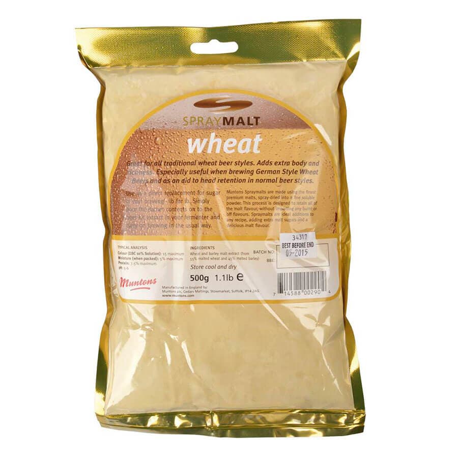 Muntons Spray Malt Wheat (DME) - Сухий пшеничний екстракт 0.5 кг