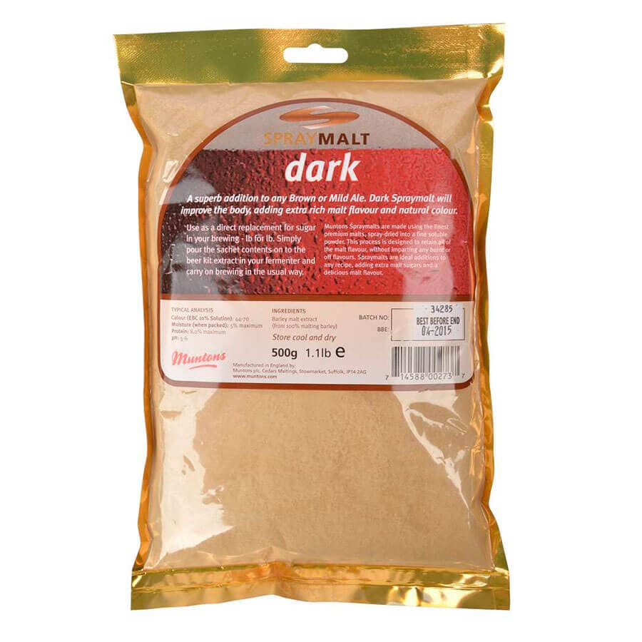 Muntons Spray Malt Dark (DME) - Сухий темний екстракт 0.5 кг