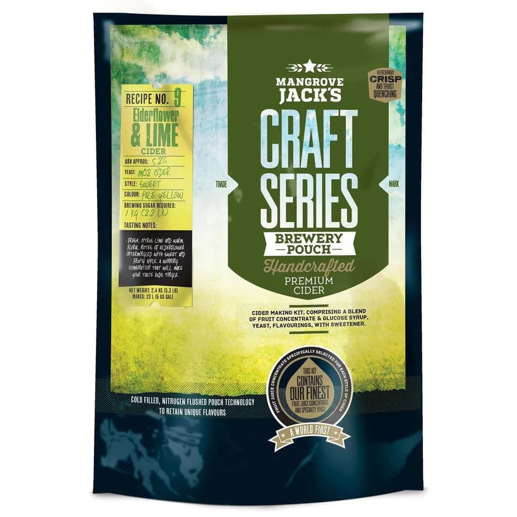 Mangrove Jack's Elderflower & Lime Cider Світло-жовтий