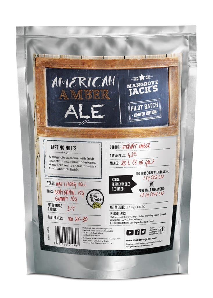 Mangrove Jack's American Amber Ale- Бурштинове