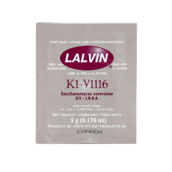 Дріжджі Lalvin K1™ V1116 10016 фото